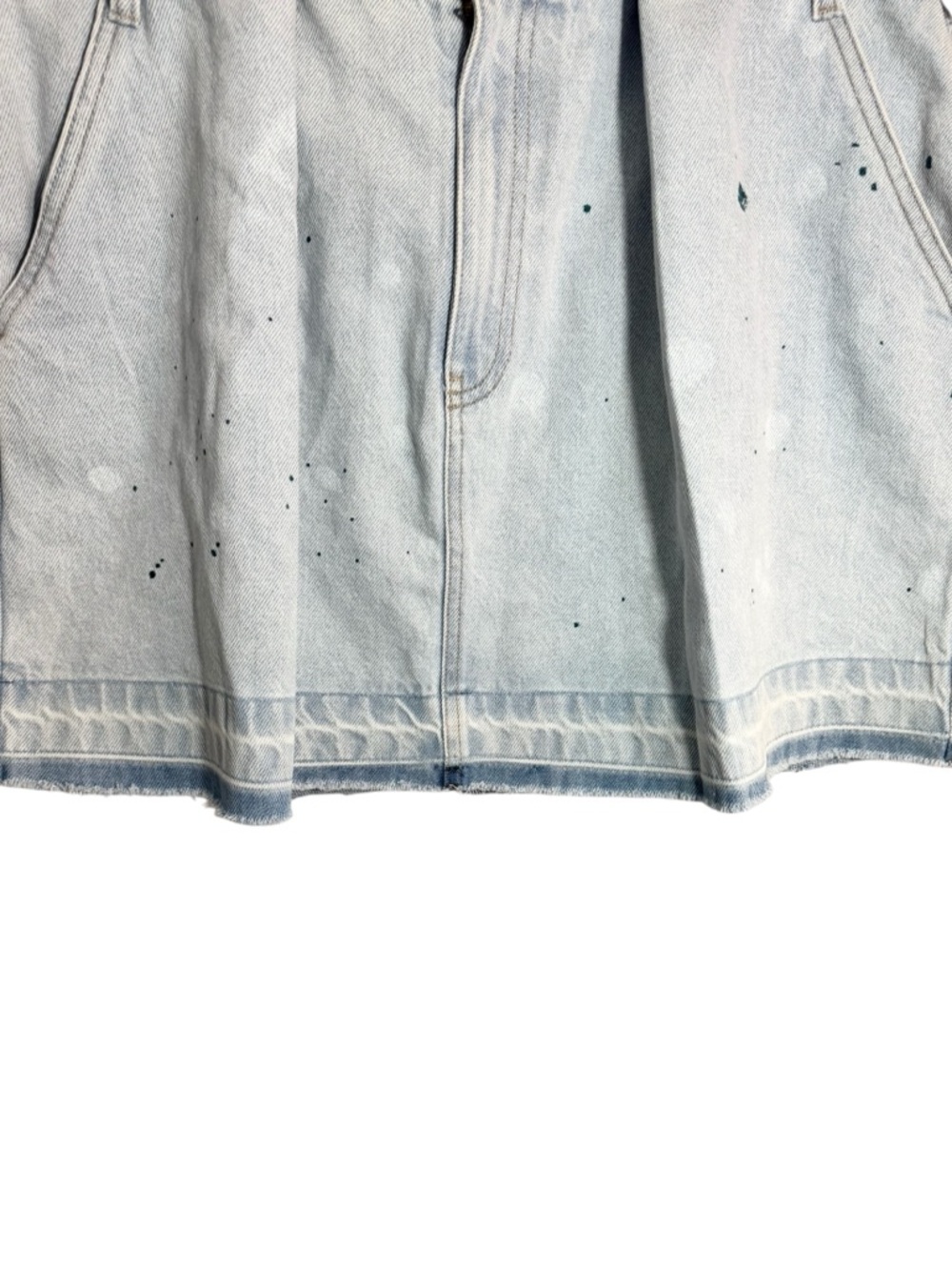 Anthropologie Pilcro Reworked Denim Mini Skirt 14 NWT - Picture 6 of 12